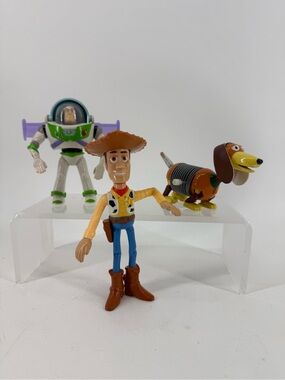 Toy Story Woody, Buzz Lightyear & Slinky Dog Figure Set -